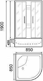 Parly Душевая кабина TM901P – фотография-2